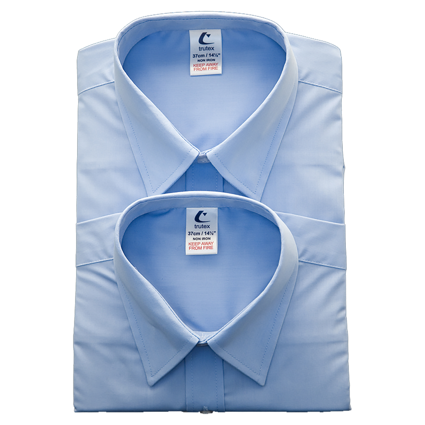 Boys Long Sleeved Shirt - Twin Pack in Blue