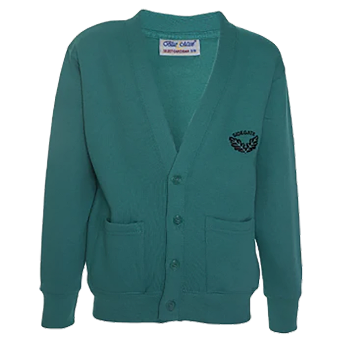 Sidegate Sweat Cardigan - Jade