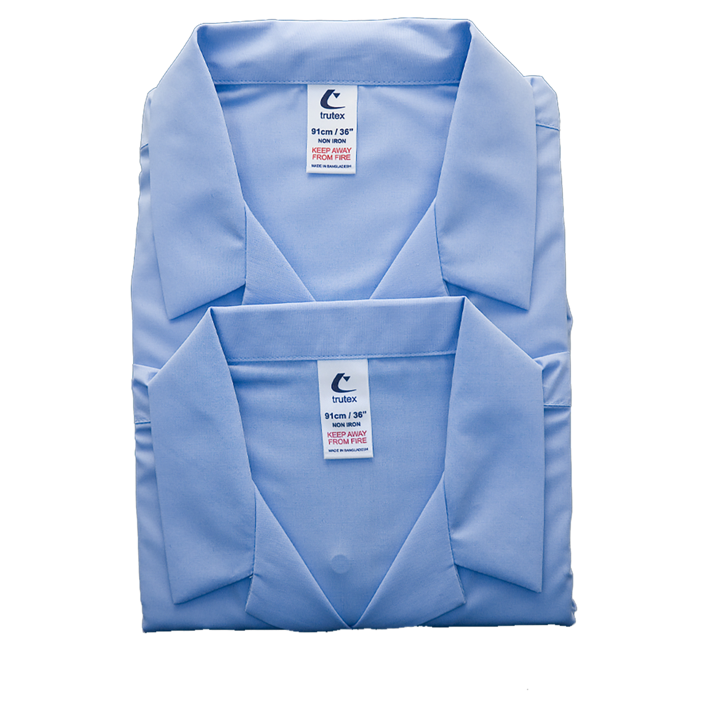 Girls Long Sleeved Rever Blouse - Twin Pack