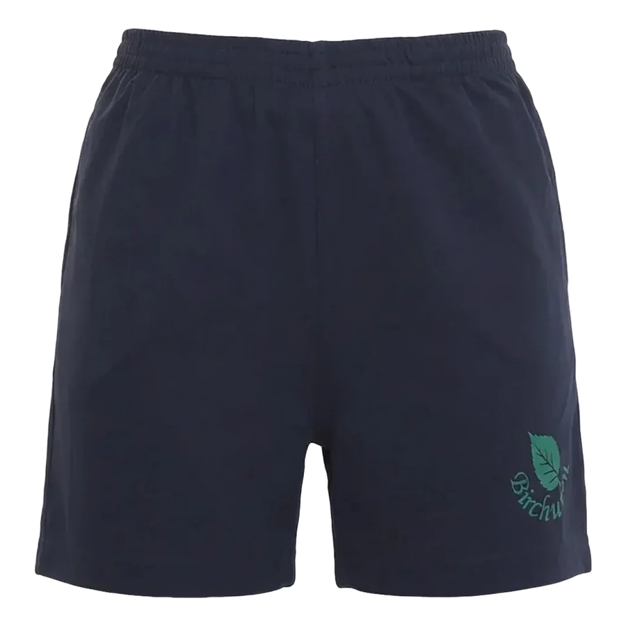 Birchwood PE Shorts - Green Crest