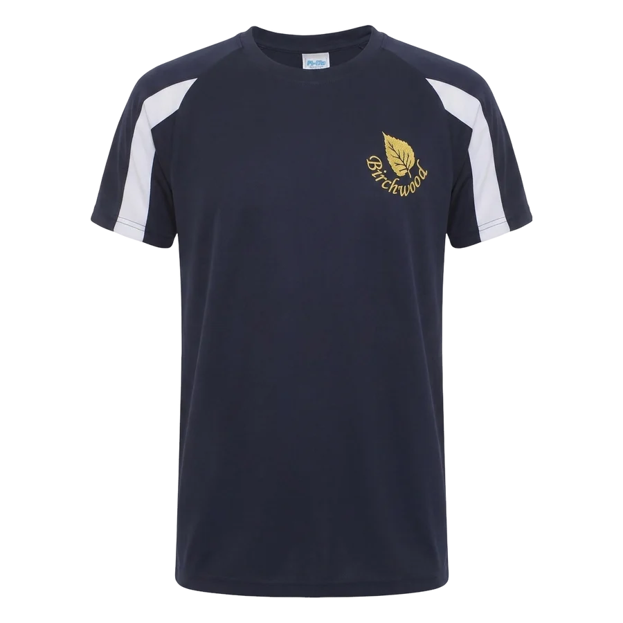 Birchwood PE T-Shirt - Yellow Crest