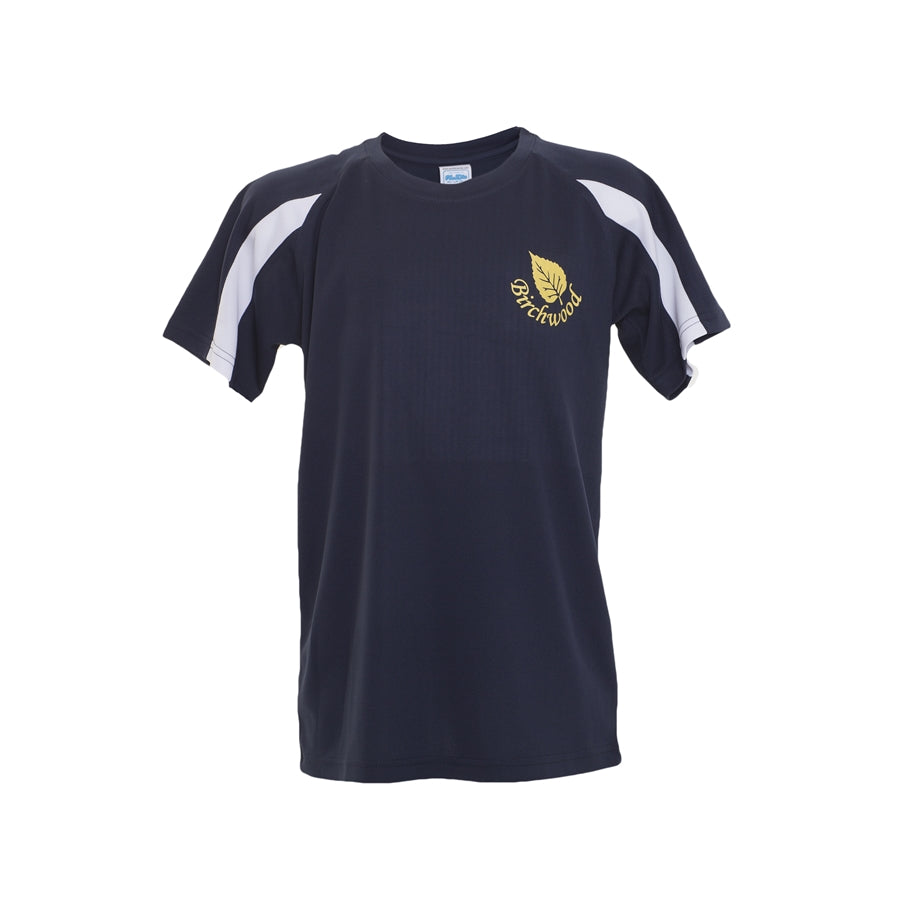 Birchwood PE T-Shirt - Yellow Crest