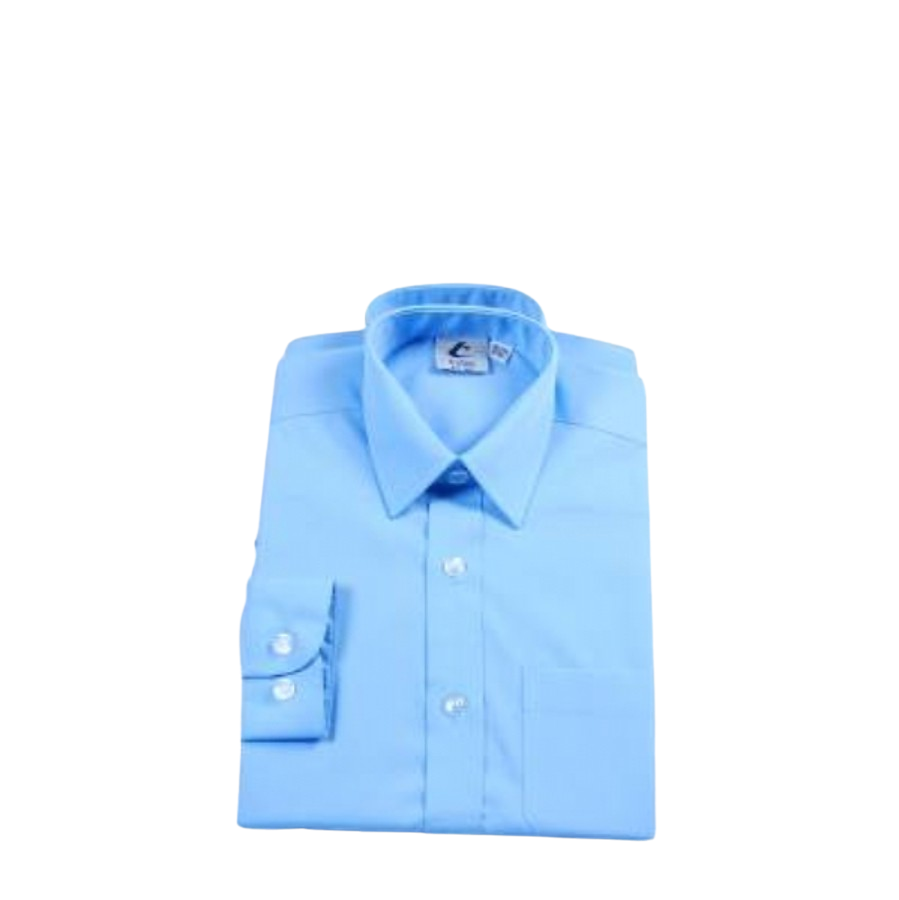 Boys Long Sleeved Shirt - Twin Pack in Blue